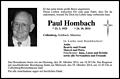 Paul Hombach