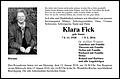 Klara Fick