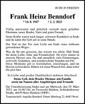 Franz Heinz Benndorf