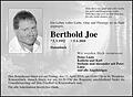 Berthold Joe