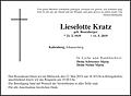 Lieselotte Kratz