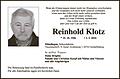 Reinhold Klotz