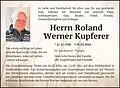 Roland Werner Kupferer