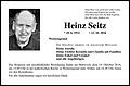 Heinz Seitz