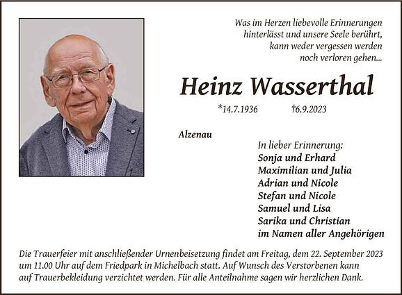 Heinz Wasserthal