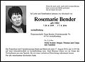 Rosemarie Bender