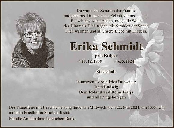 Erika Schmidt, geb. Krüger