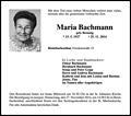 Maria Bachmann