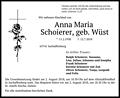 Anna Maria Schoierer