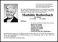 Mathilde Rothenbach