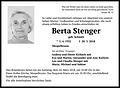 Berta Stenger